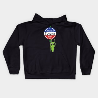 Russia loves him Kids Hoodie